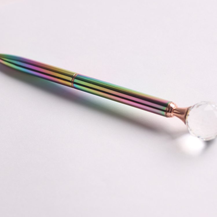 Diamond Gem Metal Ball Pen - Crystal Pen