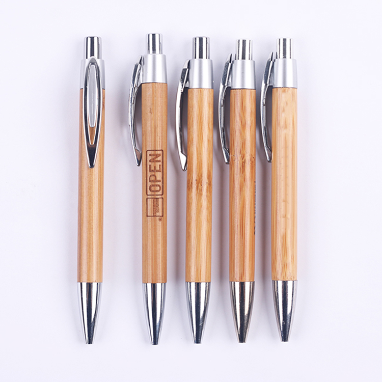 Custom Imprint Bamboo Pen Eternal pen