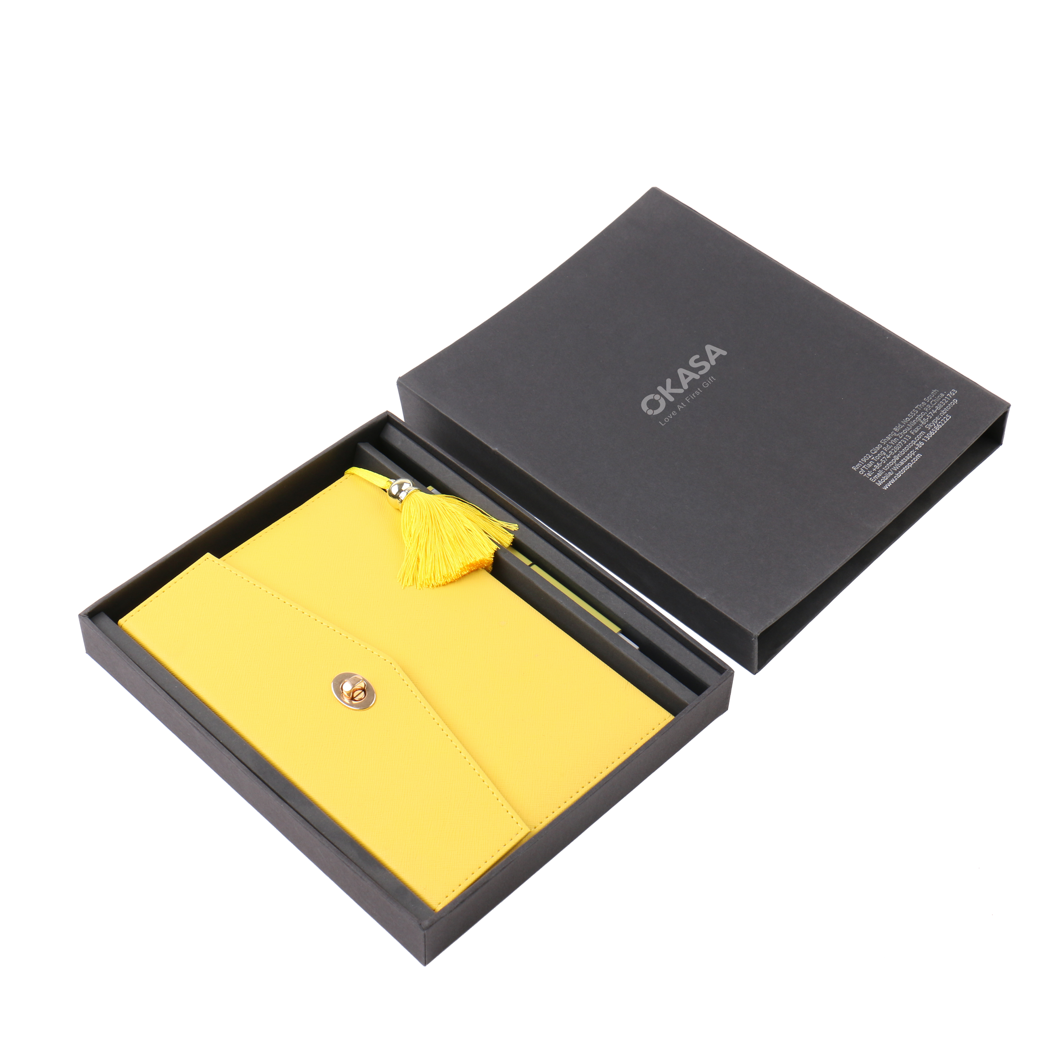 PU Suede Leather A5 Notebook & Ballpoint Pen Gift Set