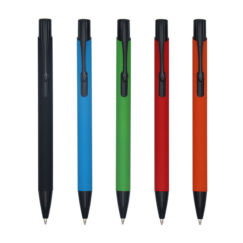 TB9001-04 Rubber Finished Metal Ballpoint Pen